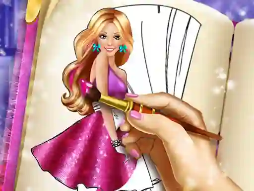 Spel Doll Coloring Book online