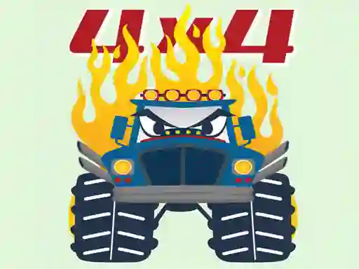 Spel Monster Trucks Coloring Pages online