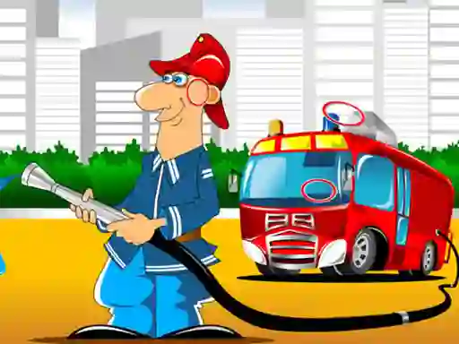Spel Fire Trucks Differences online