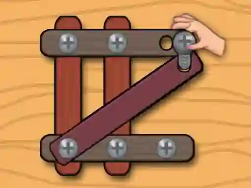 Spel Wood Nuts Master: Screw Puzzle online