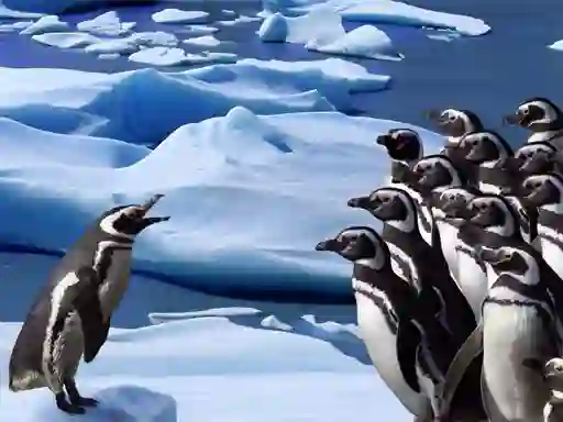 Spel Penguins Slide online