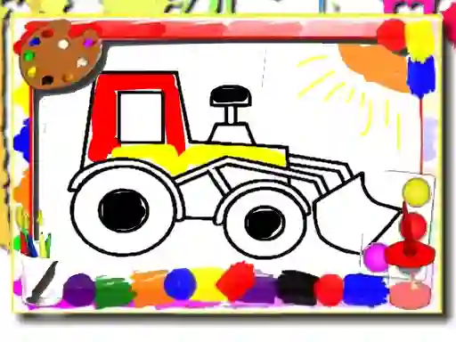 Spel Back to School: Kids Car Coloring online