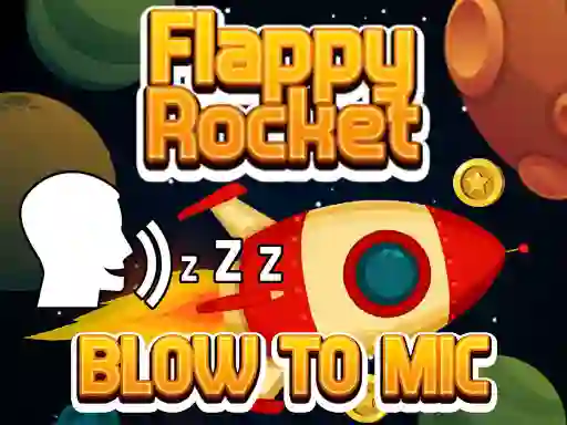 Spel Flappy Rocket With Blowing online