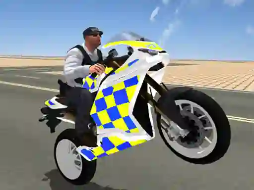 Spel Super Stunt Police Bike Simulator 3D online