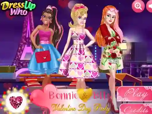 Spel Bonnie and BFFs Valentine Day Party online