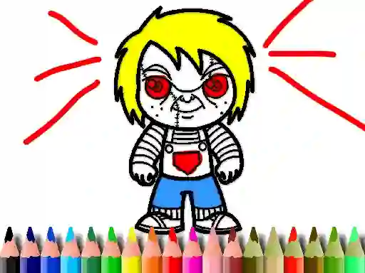 Spel Scary Boy Coloring Book online