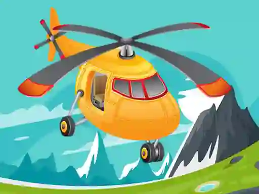 Spel Helicopter Jigsaw online