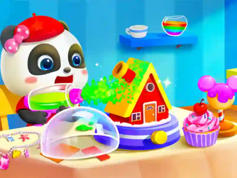 Spel Baby Panda Kids Crafts DIY online
