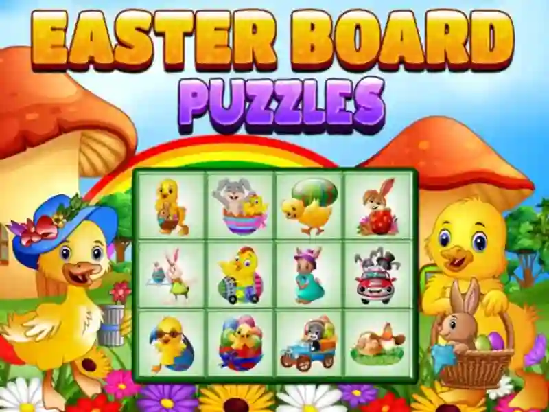 Spel EASTER BOARD PUZZLES online
