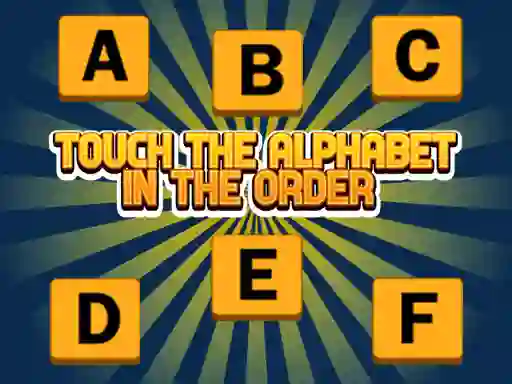 Spel Touch The Alphabet In The Oder online