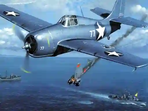 Spel Aviation Art Air Combat Puzzle online