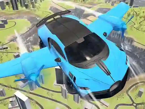 Spel Real Sports Flying Car 3d online