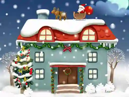 Spel Christmas Rooms Differences online