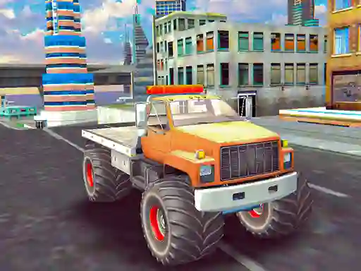 Spel Monster Truck Stunts Free Jeep Racing online