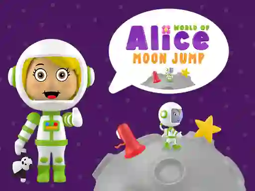 Spel World of Alice Moon Jump online