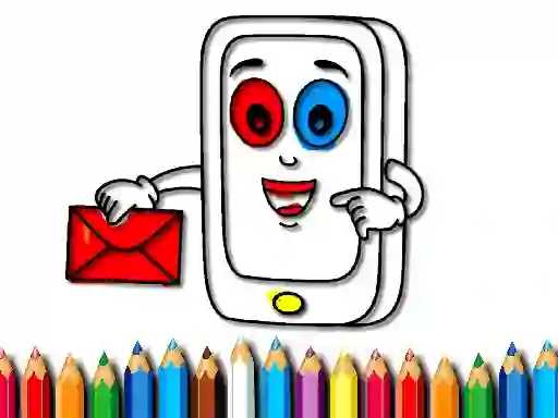 Spel Mobile Phone Coloring Book online