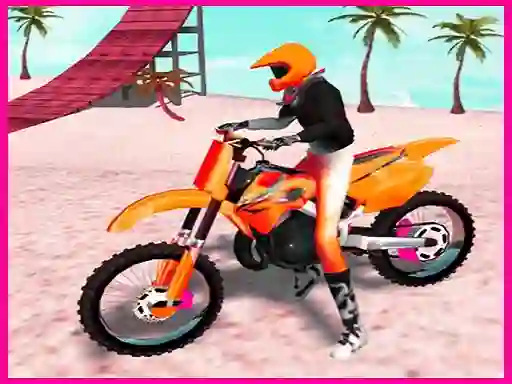 Spel Motocross Beach Jumping Bike Stunt online