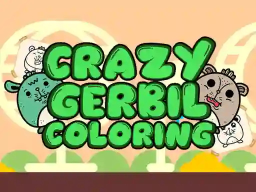 Spel Crazy Gerbil Coloring online