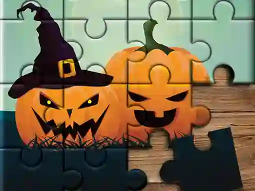 Spel Halloween Puzzle online
