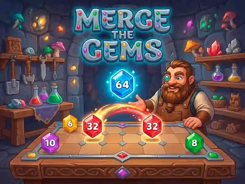 Spel Merge the Gems online