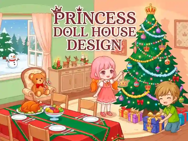 Spel Princess Doll House Design online