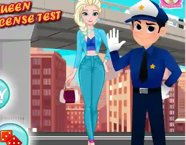 Spel Ice Queen Driver License Test online