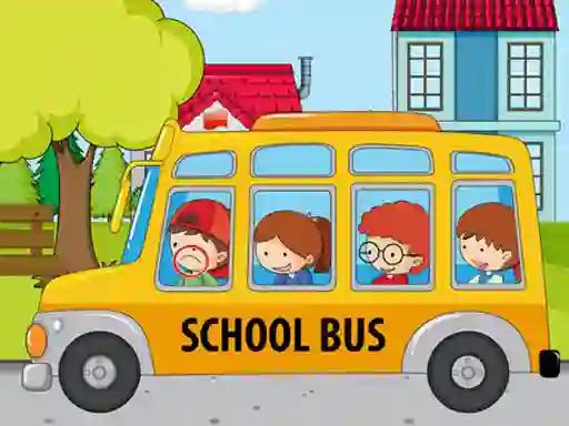 Spel School Bus Differences online