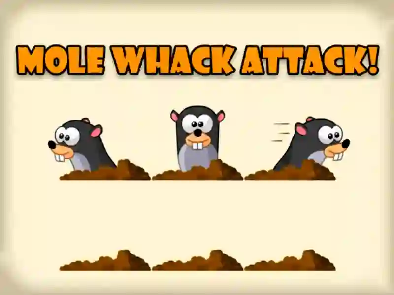 Spel Mole Whack Attack online
