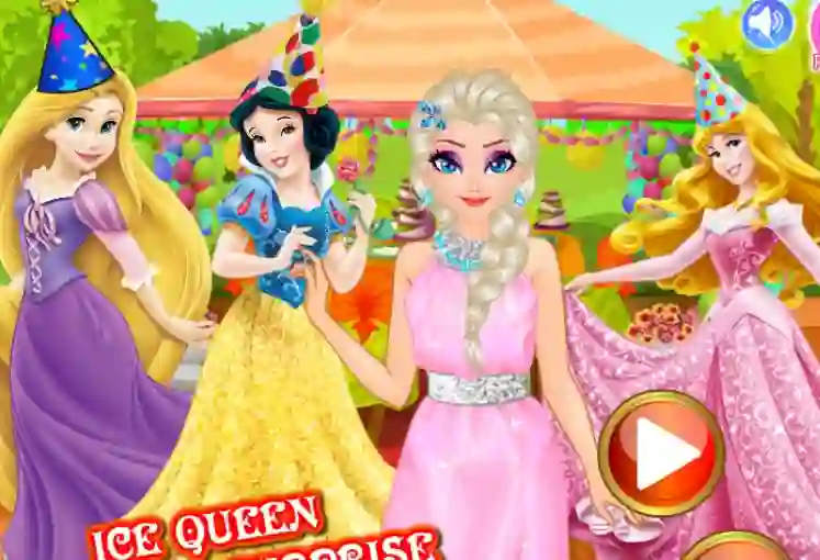 Spel Ice Queen Birthday Surprise online