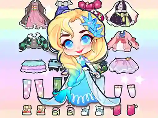 Spel Hair Doll Dress Up World online