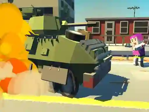 Spel Tank vs Zombie online