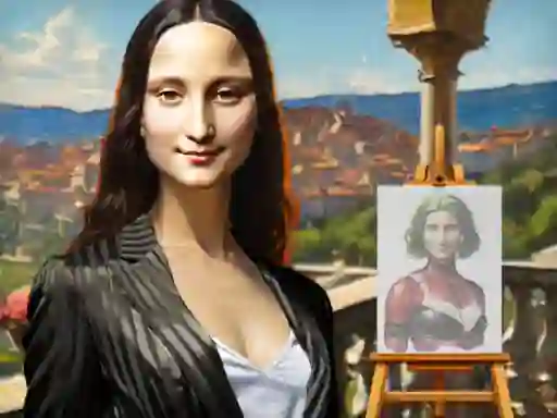 Spel Mona Lisa Fashion Experiments online