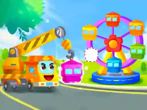 Spel Little Panda Truck Team online