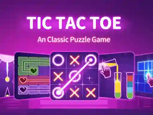 Spel Tic Tac Toe: A Group Of Classic Game online