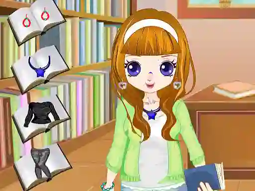 Spel Library Girl Dressup online