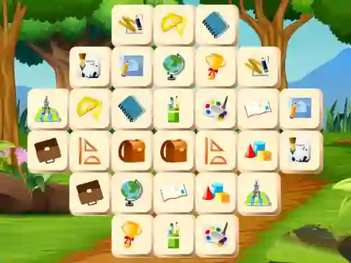 Spel School Mahjong Deluxe online