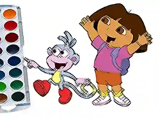 Spel Cute Girl Coloring Book online