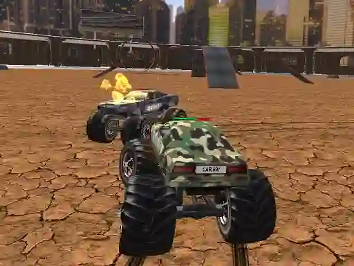 Spel Demolition Monster Truck Army online