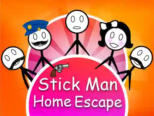 Spel Stickman Home Escape online