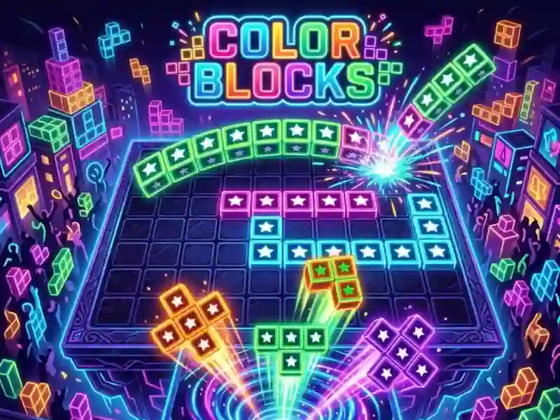 Spel Color blocks online