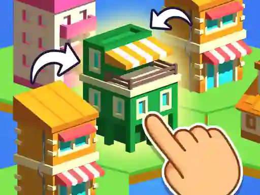 Spel Crafty Town Merge City online