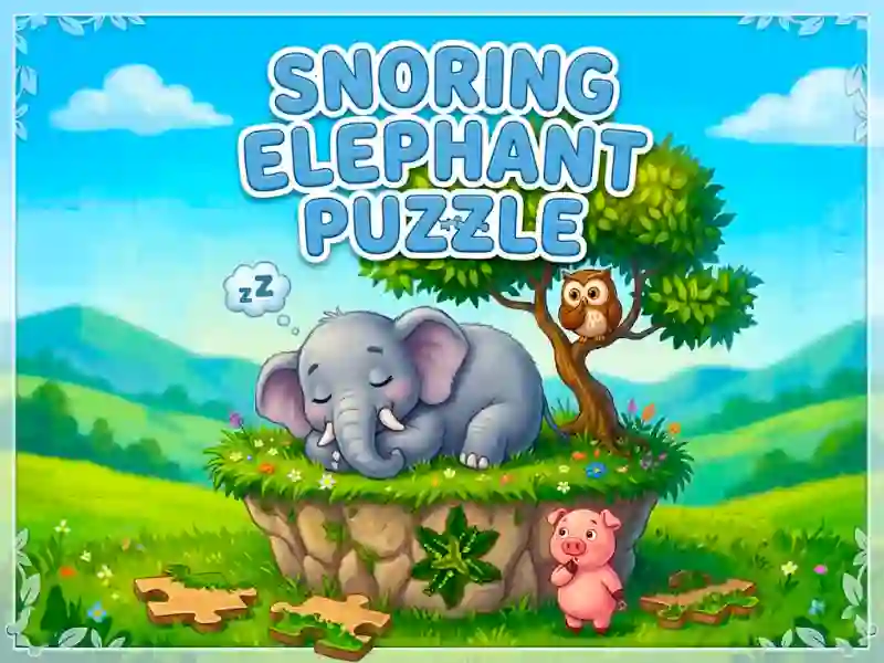 Spel Snoring Elephant Puzzle online