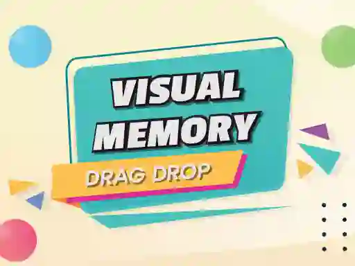 Spel Visual Memory Drag Drop online