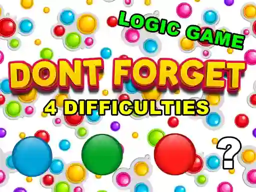 Spel Dont Forget online