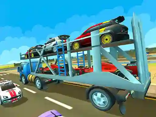 Spel Car Transporter Cargo Truck online