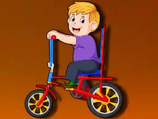 Spel Cartoon Bike Jigsaw online