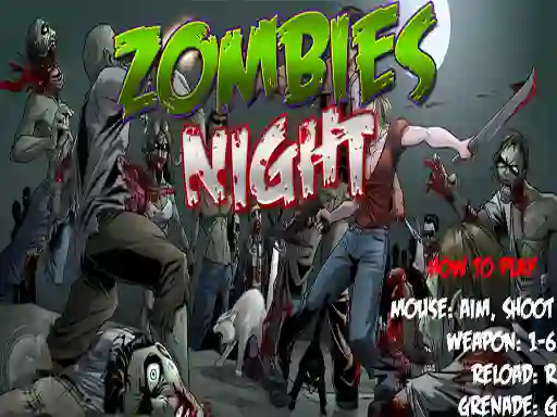 Spel Zombies Night online