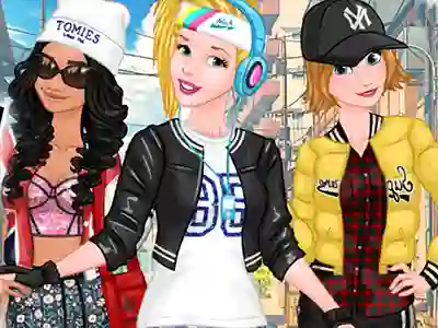 Spel Princesses Sporty & Funky Day online