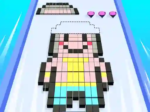 Spel Blocks Stack Rush online