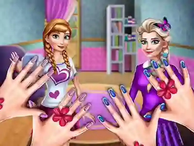 Spel Princesses Nails Salon online